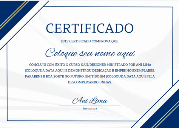 Certificado + Acesso Vitalicio